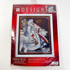 Cross Stitch Designs for the Needle Polar Santa New Sealed